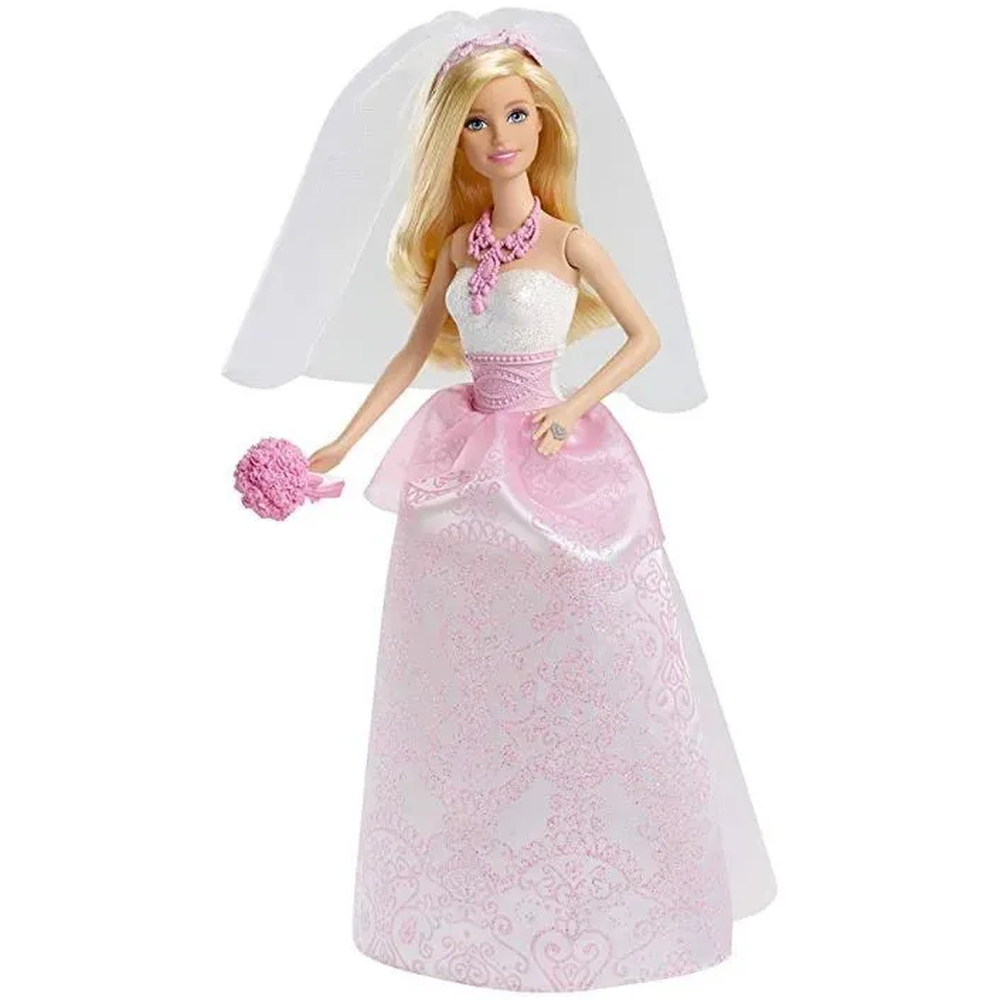 VESTIDO DE NOIVA PARA BARBIE - Sem costura! 