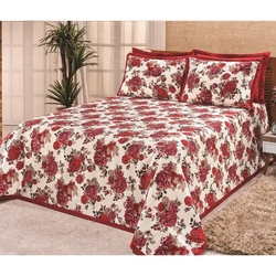 Cobre Leito Casal Queen Arezzo 03 Peças Tecido Piquet - Vermelho Cor 1 Menor preço em Cobre Leito Casal Queen Arezzo 03 Peças Tecido Piquet - Vermelho Cor 1