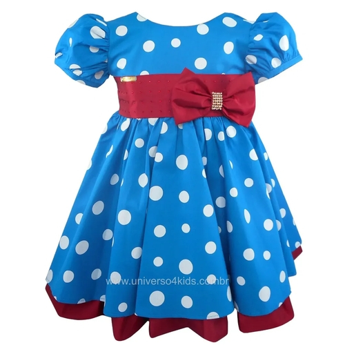 vestido azul galinha pintadinha