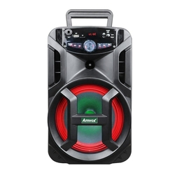 Menor preço em Caixa Amplificada Amvox ACA-188 Gigante Usb, Sd, Bluetooth, Led 180W