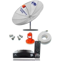 Kit Antena Parabolica Century Completa com Receptor Nanobox Menor preço em Kit Antena Parabolica Century Completa com Receptor Nanobox