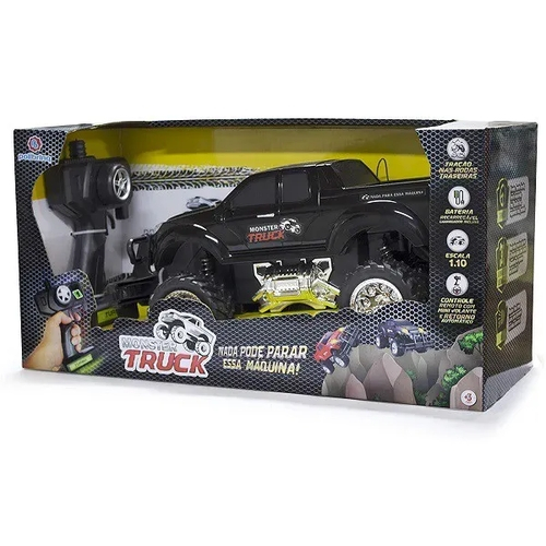 4WD Controle Remoto Monster Truck Veículo Elétrico de Alta Velocidade no  Shoptime