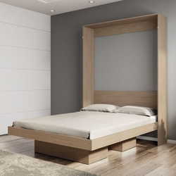 Cama Casal Articulável Vertical 140cm Manhattan Art in Móveis Marrom Menor preço em Cama Casal Articulável Vertical 140cm Manhattan Art in Móveis Marrom