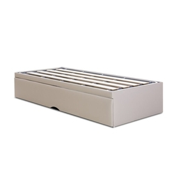 Box Bicama Flat Pilati Solteiro Vira Cama Casal Com Auxiliar Sem Colchão Corino Bege Menor preço em Box Bicama Flat Pilati Solteiro Vira Cama Casal Com Auxiliar Sem Colchão Corino Bege