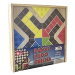 Jogo Ludo Clássico Madeira mdf 7579 - Brincadeira De Criança em Promoção na  Americanas