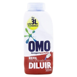 Refil Lava-Roupas Omo Concentrado Lavagem Perfeita 500ml Menor preço em Refil Lava-Roupas Omo Concentrado Lavagem Perfeita 500ml