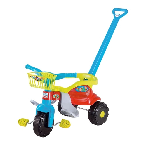 Velotrol Triciclo Motoca Motinha Tico Tico Infantil - Azul