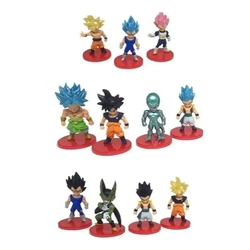 Bonecos Dragon Ball Super Goku Black Vegetto Zamasu Kit 6 - WIN