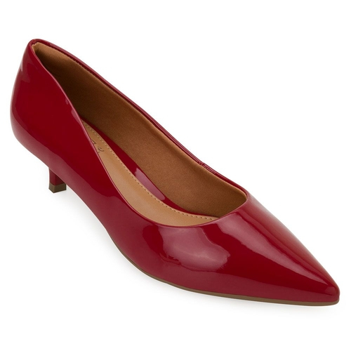 scarpin vermelho barato