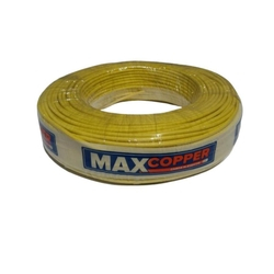 Fio Cabo Flex 2,5 Mmm Rolo Com 100M Cada Maxcopper Amarelo Menor preço em Fio Cabo Flex 2,5 Mmm Rolo Com 100M Cada Maxcopper Amarelo