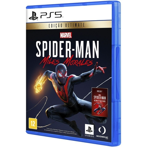 Jogo Marvel's Spider Man Miles Morales Edição Ultimate - Ps5 Em 