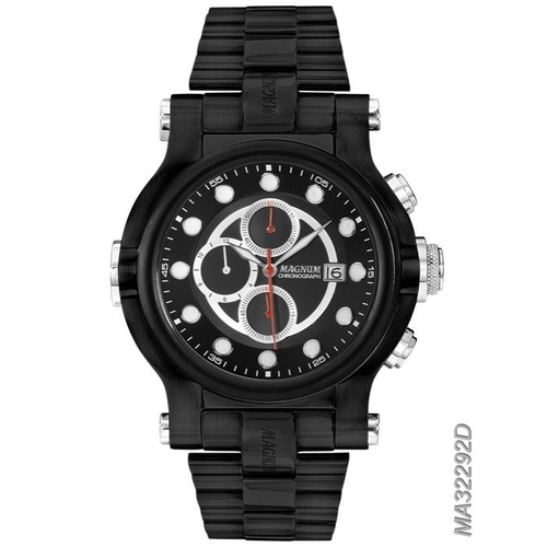 Relógio Magnum Masculino Chronograph Pulseira De Aço