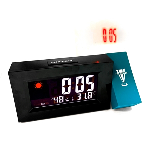 radio relógio com projetor de horas