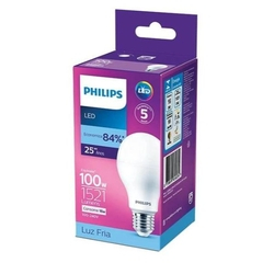Lâmpada Philips Led Bulbo 6500k Branca 16w Bivolt Base E27 Menor preço em Lâmpada Philips Led Bulbo 6500k Branca 16w Bivolt Base E27