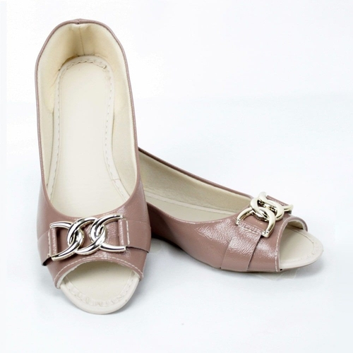 sapatilha peep toe