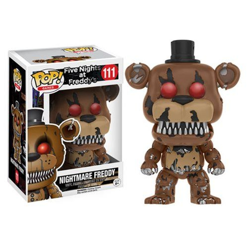 Funko Pop Nightmare Freddy #111 - Five Nights at Freddy's em Promoção na  Americanas