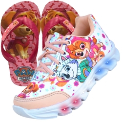 Tenis Feminino Infantil Led Luzinha Patrulha Canina + Chinelo é boa?