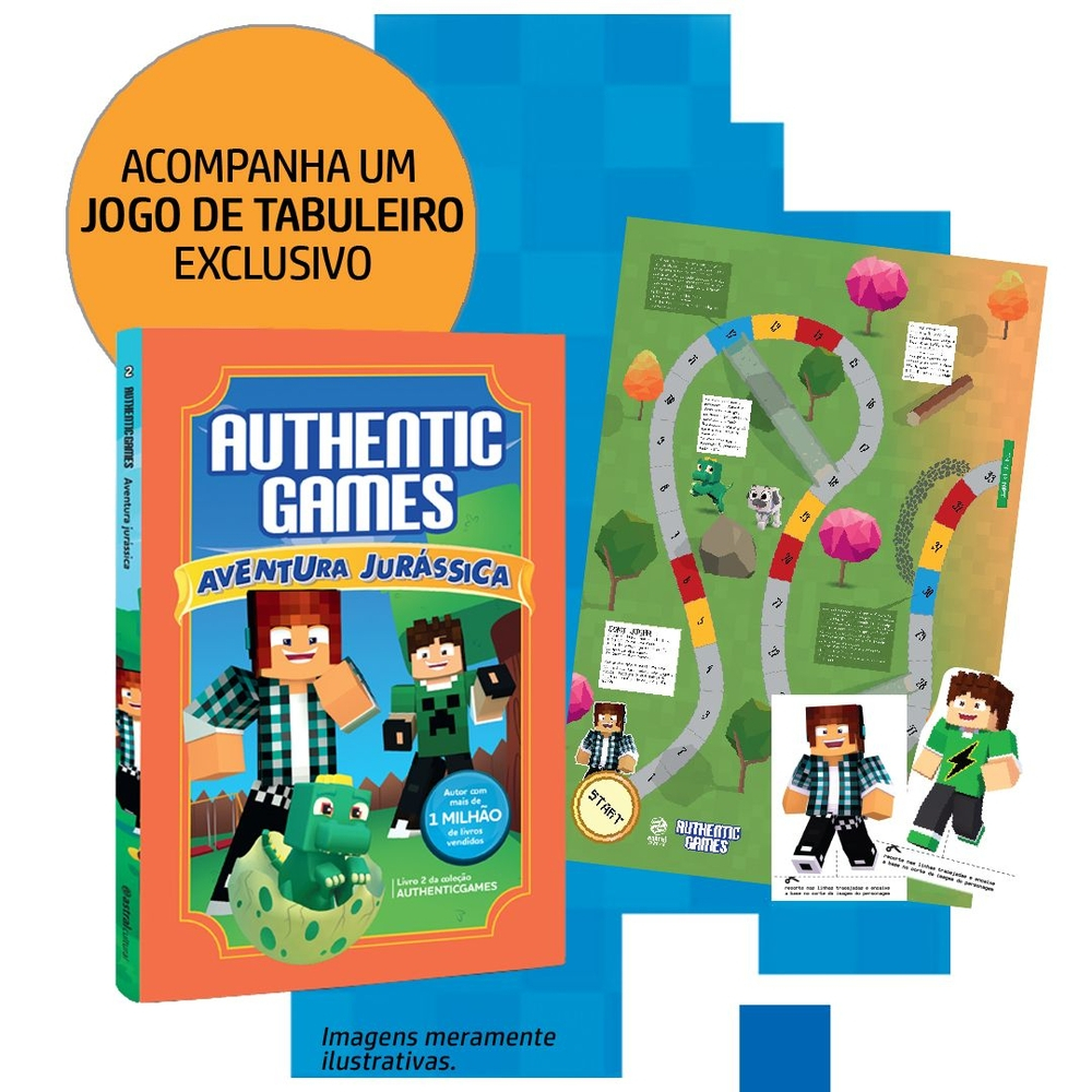 Authentic Games. Aventura Jurássica Volume 2 + Um Jogo De Tabuleiro  Exclusivo - 1ª Ed. em Promoção na Americanas