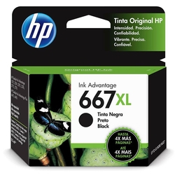 Cartucho HP Original (667XL) 3YM81AL - preto rendimento 480 páginas é boa?