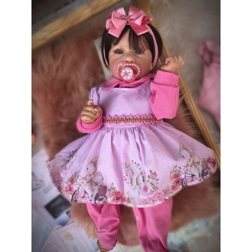 Bebê Reborn Saskia Boneca Realista Corpo Todo em Silicone Fio a Fio 25  Itens em Promoção na Americanas