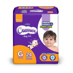 Fralda Descartável Cremer Jumbo G - 24 unidades é ruim? Fralda Descartável Cremer Jumbo G - 24 unidades é boa?