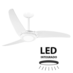 Ventilador de teto Spirit 303 Branco LED - 127V Menor preço em Ventilador de teto Spirit 303 Branco LED - 127V