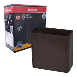 Arandela Due Elegance 3w Led 2 Fachos Ip65 Bivolt Avant Menor preço em Arandela Due Elegance 3w Led 2 Fachos Ip65 Bivolt Avant