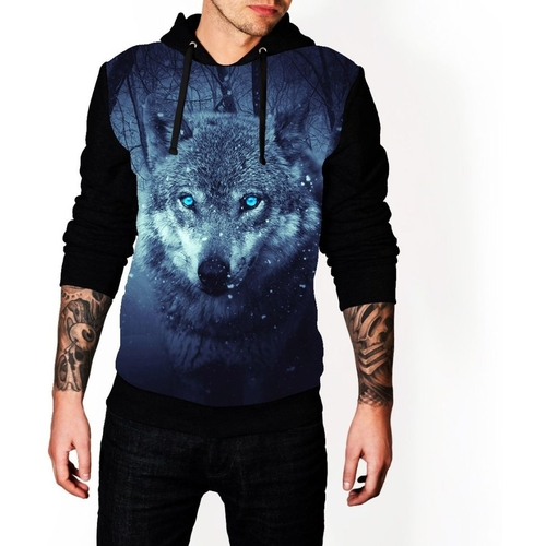 blusa moletom lobo