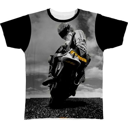 Camiseta Desenho Moto Motocicleta Masculina