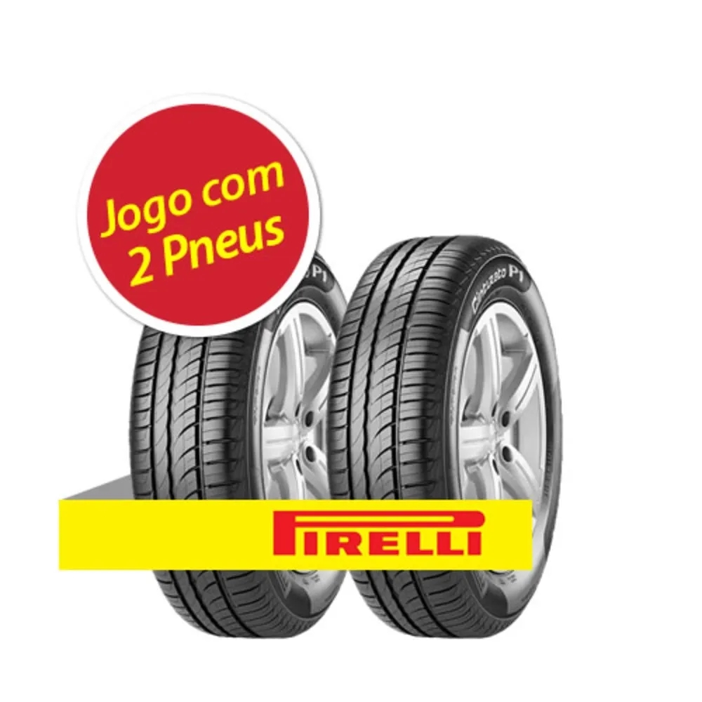 Kit Pneu Aro 14 Pirelli 185/65R14 Cinturato P1 86T 2 Unidades em ...