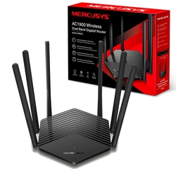 Roteador Mercusys MR50G Dual-Band AC1900 Mbps Gigabit 2.4Ghz e 5Ghz MU-MIMO 3X3 6 Antenas IPv6 MR50G Menor preço em Roteador Mercusys MR50G Dual-Band AC1900 Mbps Gigabit 2.4Ghz e 5Ghz MU-MIMO 3X3 6 Antenas IPv6 MR50G