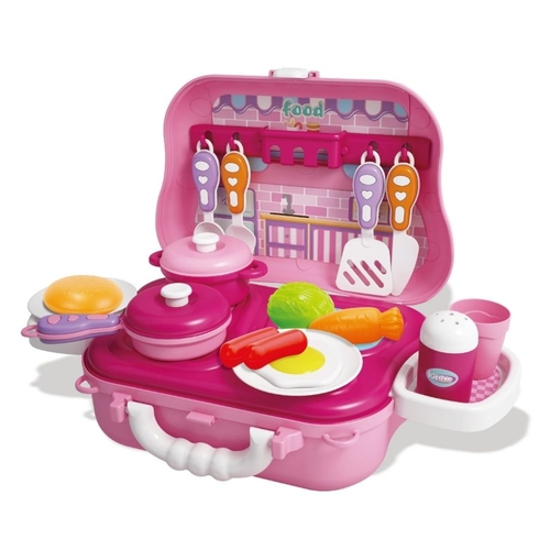 mala de cozinha de brinquedo