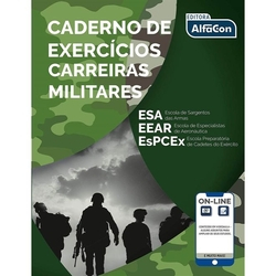 Caderno de Exercícios Carreiras Militares ESA - EEAR - ESPEX Menor preço em Caderno de Exercícios Carreiras Militares ESA - EEAR - ESPEX