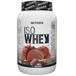 Iso Whey 100% isolado (900g) CHOCOLATE - Nutrata Menor preço em Iso Whey 100% isolado (900g) CHOCOLATE - Nutrata