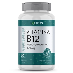 Vitamina B12 Lauton Nutrition 9,94mcg c/60 Cápsulas Menor preço em Vitamina B12 Lauton Nutrition 9,94mcg c/60 Cápsulas