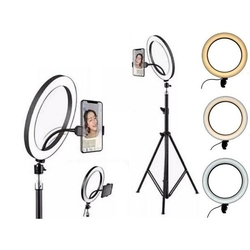 Ring Light Led Iluminador 10 Polegadas 26cm c/ Tripé 2m Menor preço em Ring Light Led Iluminador 10 Polegadas 26cm c/ Tripé 2m