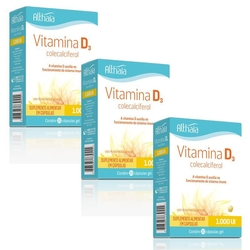 Kit 3 Vitamina D3 Colecalciferol 1000ui Althaia 30 cápsulas é boa?