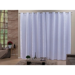 Cortina Diplomata Jacquard Para Varão De 3,00 Largura X 2,70 Para Sala Ou Quarto Branco - Mercadão Dos Enxovais Menor preço em Cortina Diplomata Jacquard Para Varão De 3,00 Largura X 2,70 Para Sala Ou Quarto Branco - Mercadão Dos Enxovais
