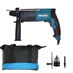 Martelete SDS Plus WS3160K.1 com Mala e jogo de brocas WESCO Menor preço em Martelete SDS Plus WS3160K.1 com Mala e jogo de brocas WESCO