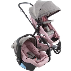 Carrinho de Bebê Travel System Poppy Duo Rosa Mescla com Bebê Conforto - Cosco é boa?