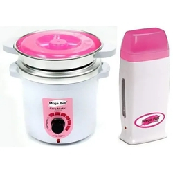 Kit Depilação Termocera 400gr Com Refil Branca Com Rosa + Aquecedor de Cera Roll-on Rosa Mega Bell é boa?