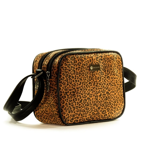 animal print crossbody bolsa