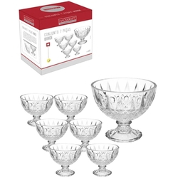 Jogo Sobremesa Centro De Mesa Com Pé 7 Peças Dirce Hauskraft Menor preço em Jogo Sobremesa Centro De Mesa Com Pé 7 Peças Dirce Hauskraft