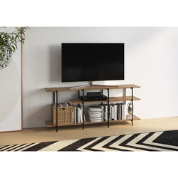 Rack Aparador Tube - Vermont/Est. Preta - Industrial - Artesano - Artesano Menor preço em Rack Aparador Tube - Vermont/Est. Preta - Industrial - Artesano - Artesano