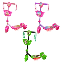 Patinete 3 Rodas Infantil Musical Com Luzes E Cesta Dm Toys é boa?