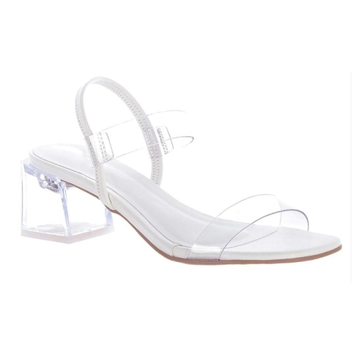 sandalia toda transparente