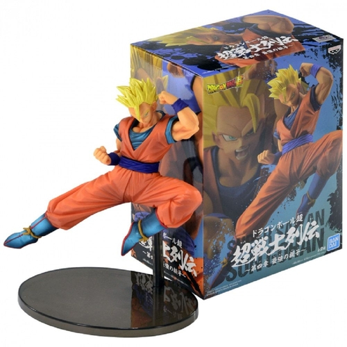 Dragon Ball Cabelo Vermelho Filho Goku Action Model, 16cm, Deus Super Saiyan  Figura Anime, PVC Móvel