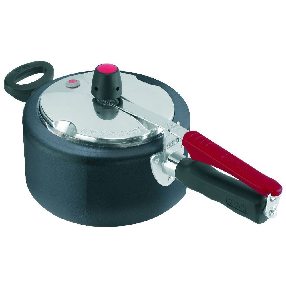 [40% de Cashback] Panela de Pressão Clock Original Revestida Cinza 3L