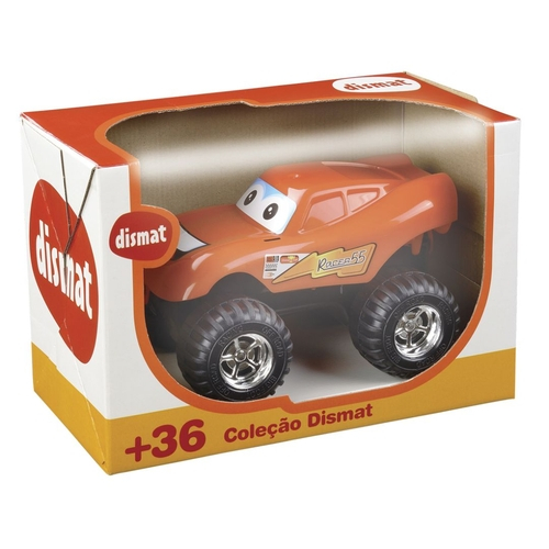 Carrinho Monster Infantil Race Dismat - Vermelho