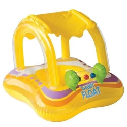 Baby Bote Kiddie Inflavel com Cobertura Intex Menor preço em Baby Bote Kiddie Inflavel com Cobertura Intex